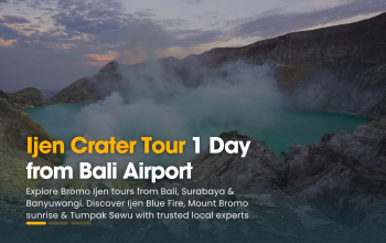 Ijen Crater Tour 1 Day from Bali Airport | Private Trip