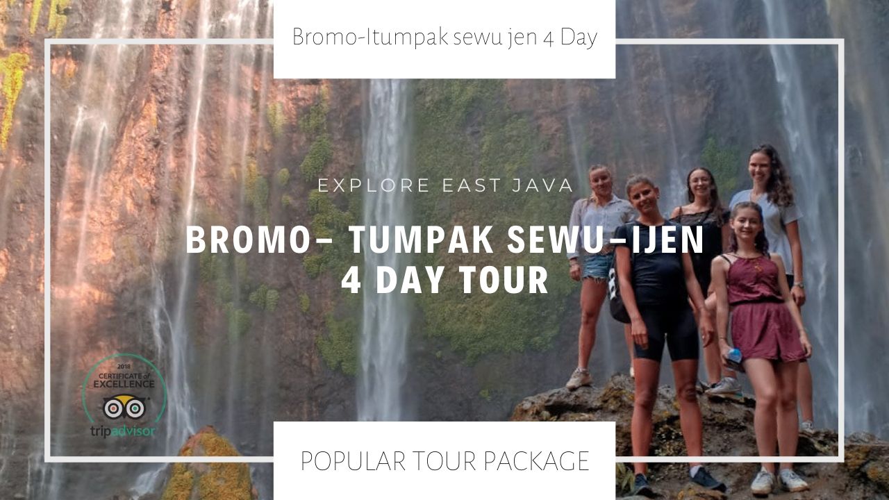 Bromo-Tumpak Sewu waterfall- Ijen Crater 4 Day 3 Night