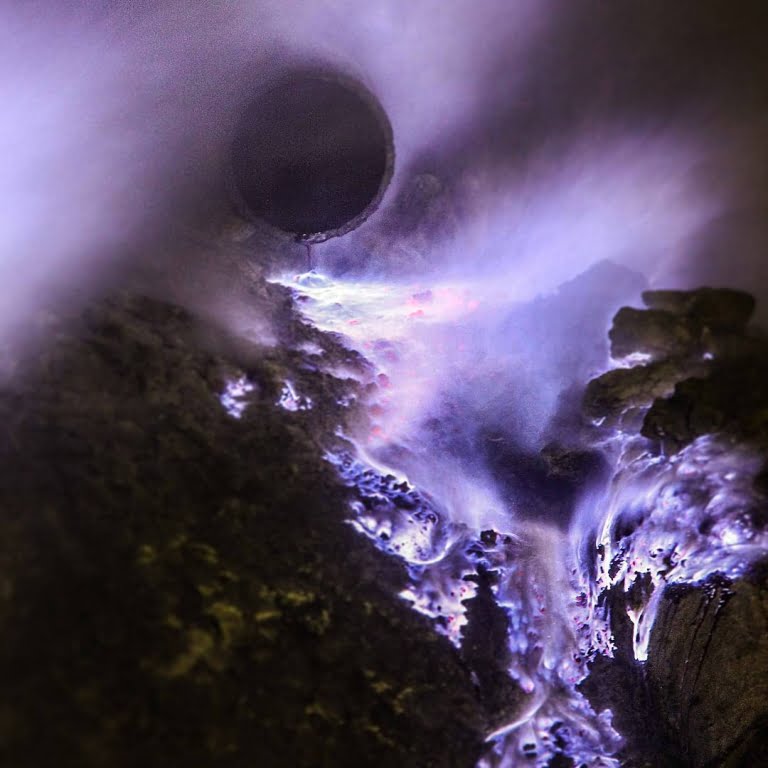 blue lava or Blue fire
