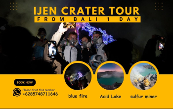 Ijen Crater 1 Day Tour package From Bali