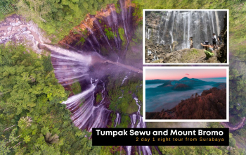 Tumpak Sewu and Mount Bromo 2 Day 1 Night Tour from Surabaya