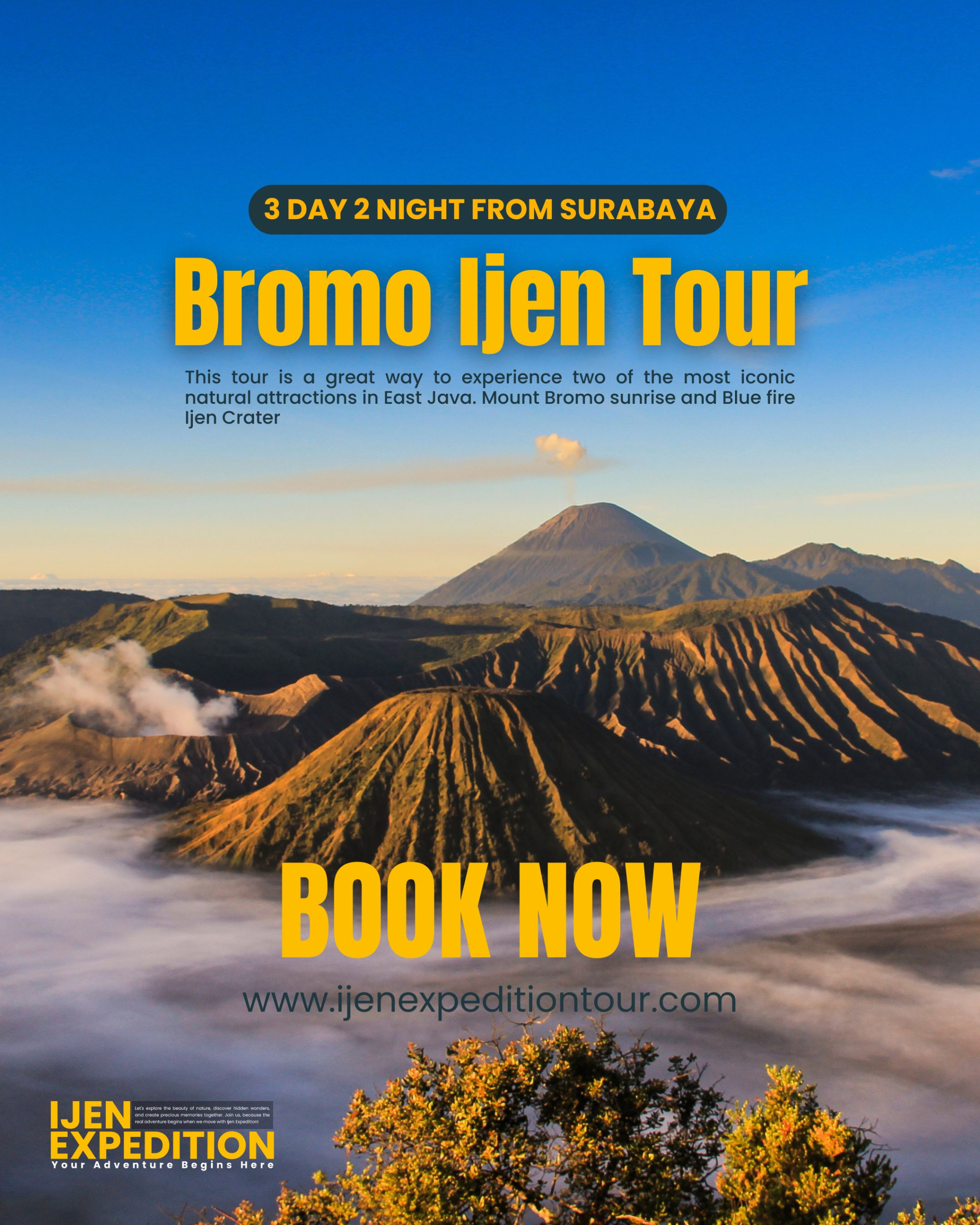 BROMO IJEN TOUR FROM sURABAYA 3 DAY