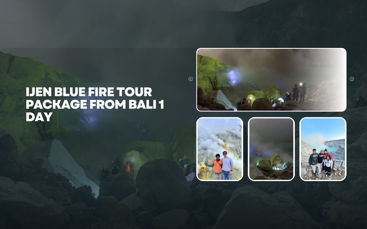 Ijen blue fire tour package from Bali 1 Day