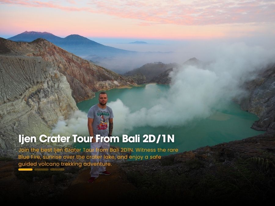 Ijen Crater Tour from Bali 2 Days 1 Night Blue Fire at night