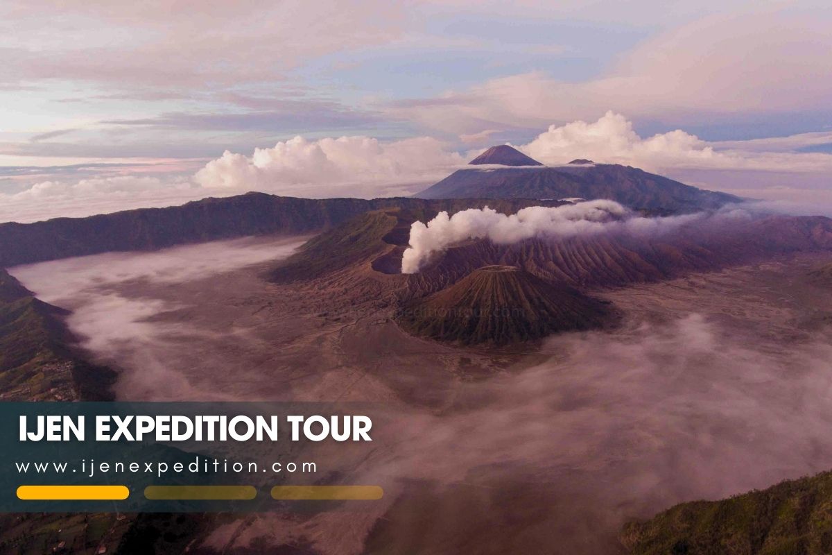 Mount Bromo caldera landscape in East Java