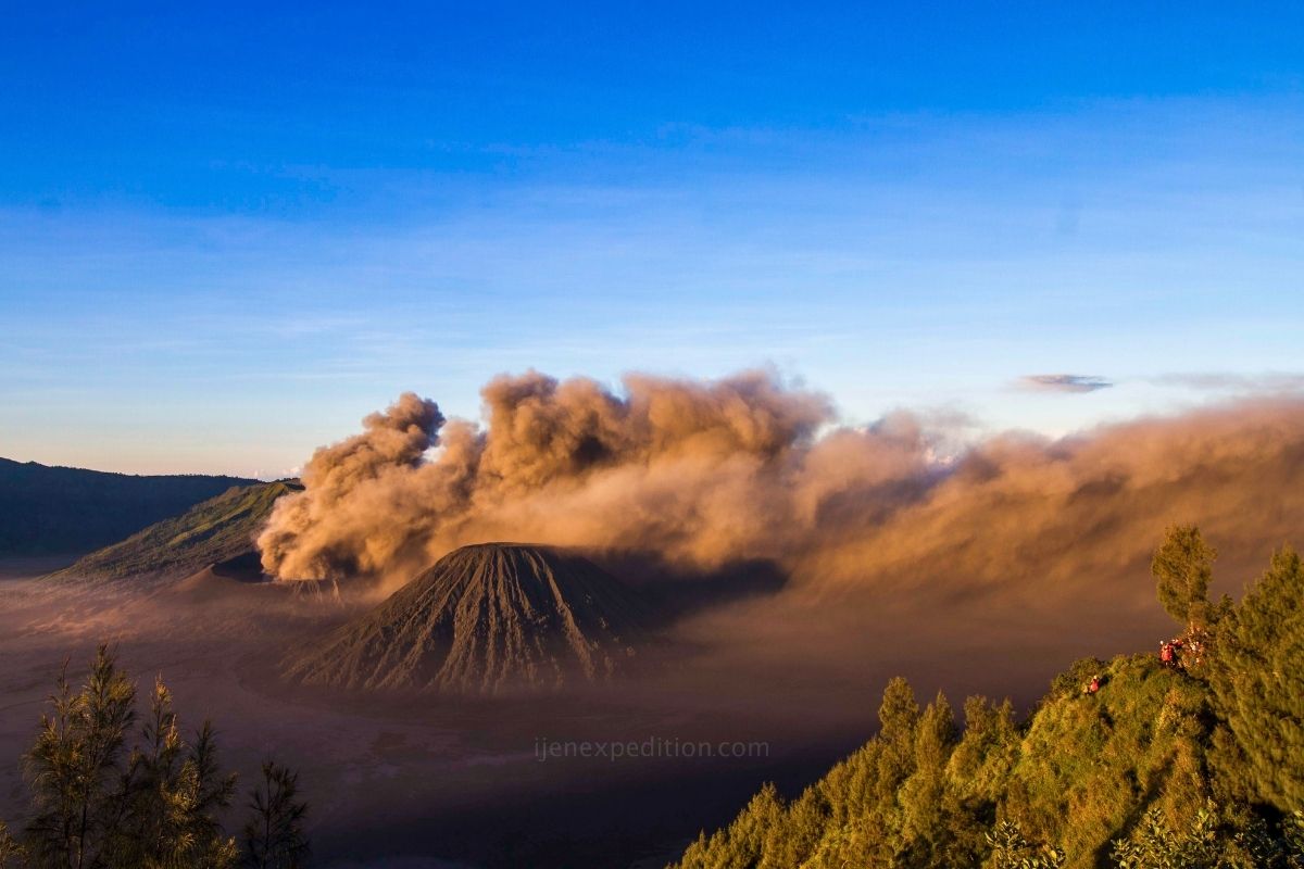 Mount Bromo sea of sand volcanic landscape East Java