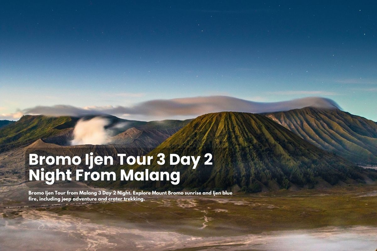 Mount Bromo sunrise viewpoint with volcanic landscape